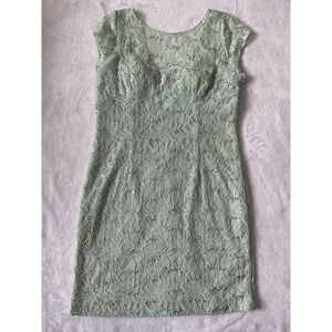 Hailey Adrianna Papel 14‎ Dress Mint Lace Overlay Short Dance Graduation Party
